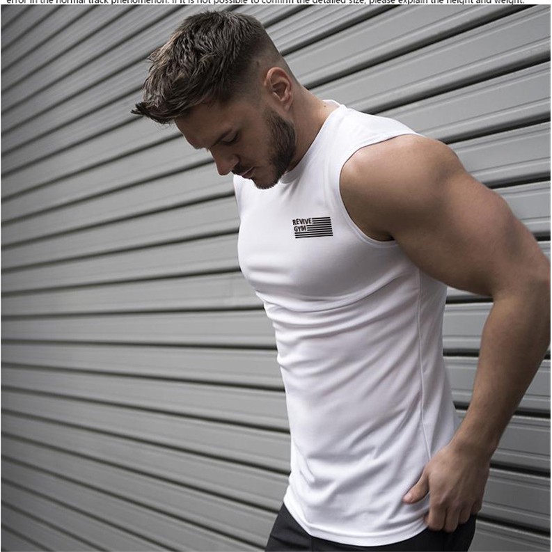 [GIÁ HỦY DIỆT] ÁO TANKTOP TẬP GYM NAM - TANKTOP REVIVE GYM