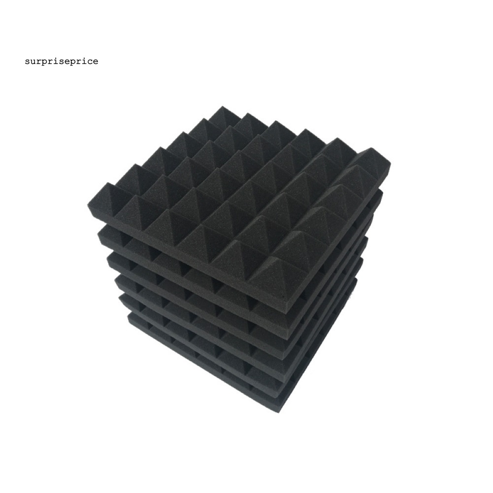 Set 6 Đệm Xốp Cách Âm 25x25x5cm Chuyên Dụng Cho Phòng Thu Âm