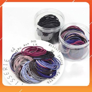 Hộp 100 thun cột tóc