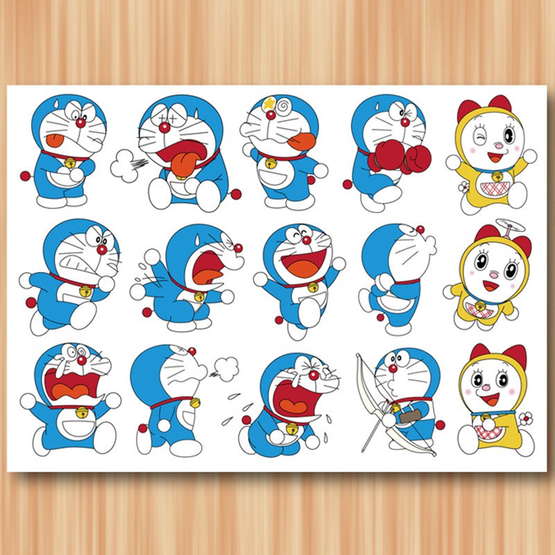 Sticker dán trang trí vali du lịch hình ngộ nghĩnh ( One Piece, Hello kitty, Doremon... )