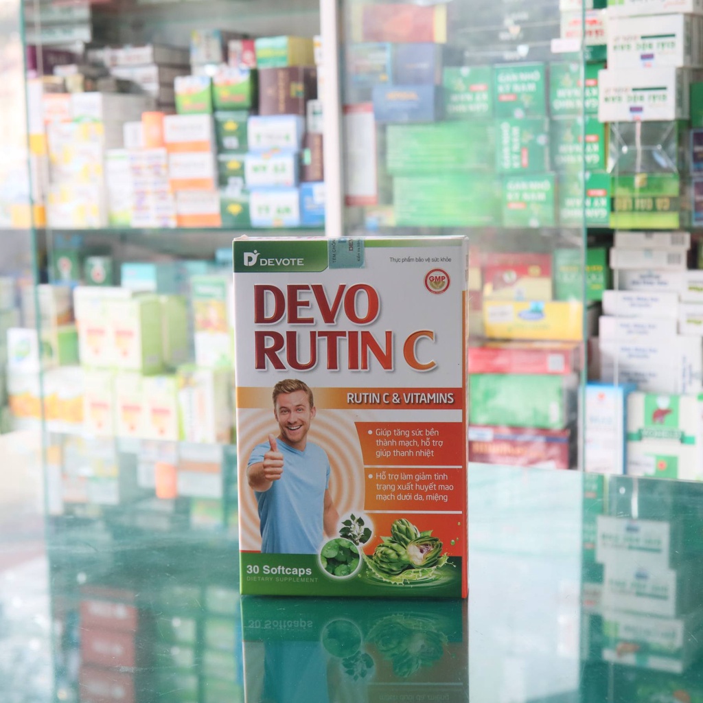 Devo Rutin C – Hỗ trợ làm giảm tình trạng xuất huyết mao mạch dưới da, tăng sức bền thành mạch