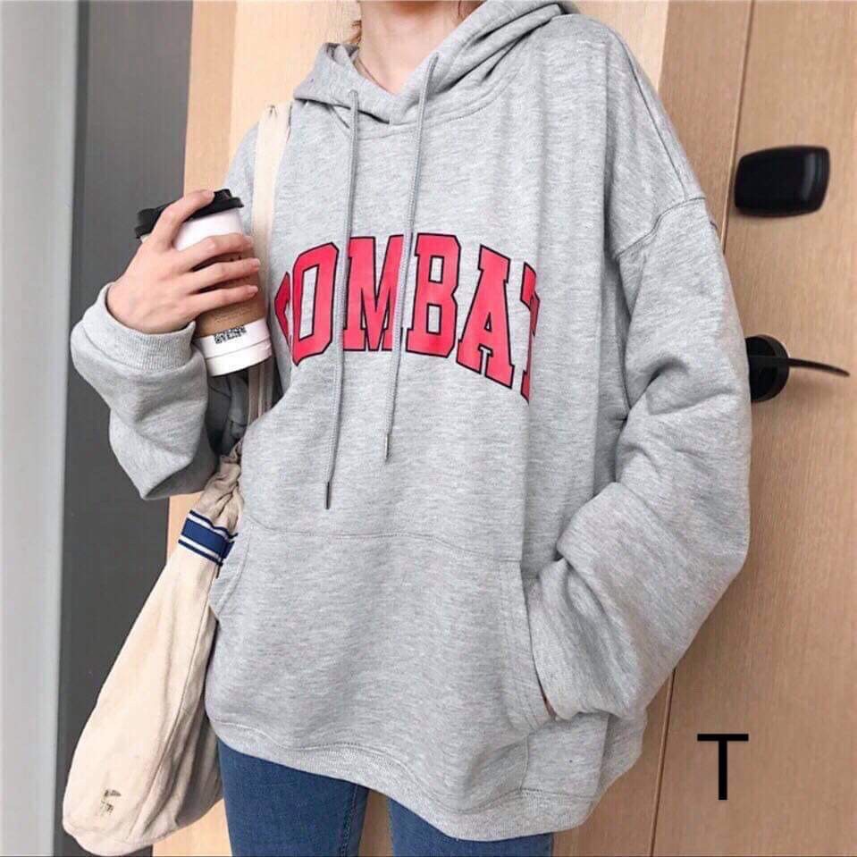 Áo hoodie Combat chữ ngực DTR1119
