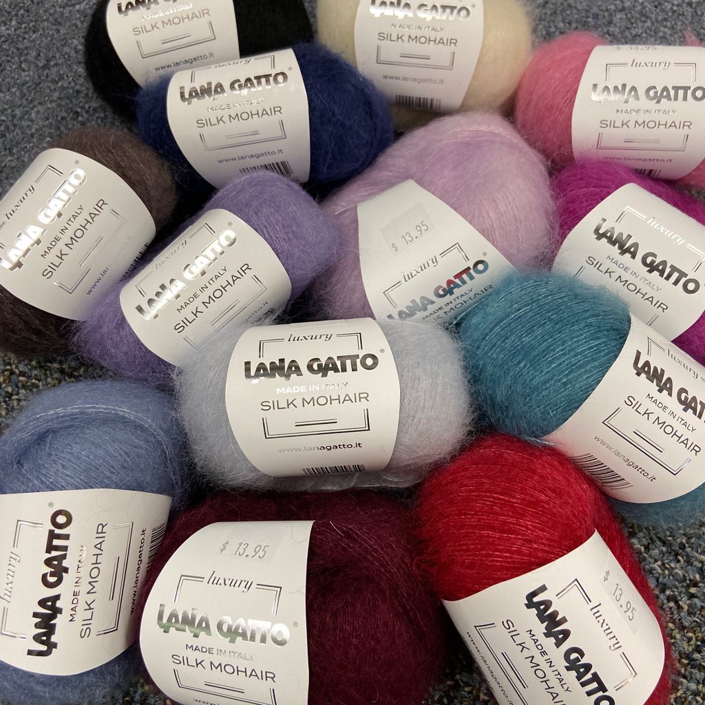 Cuộn Len mohair pha lụa Lana Gatto Silk Mohair Yarn