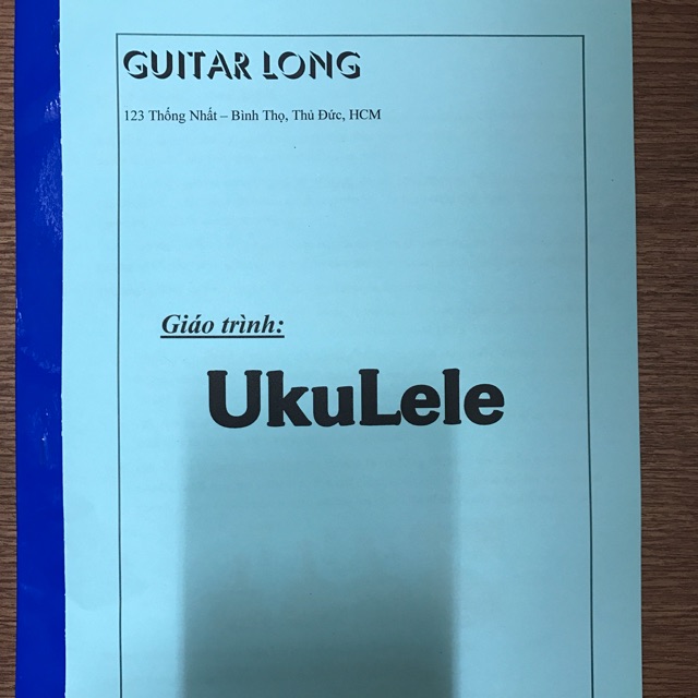 Sách hướng dẫn Ukulele cơ bản