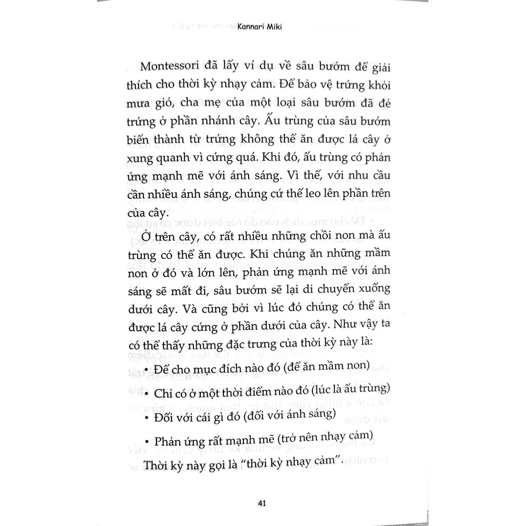 Sách nuôi dạy con - Phương pháp Montessori cho trẻ từ 0 đến 3 tuổi