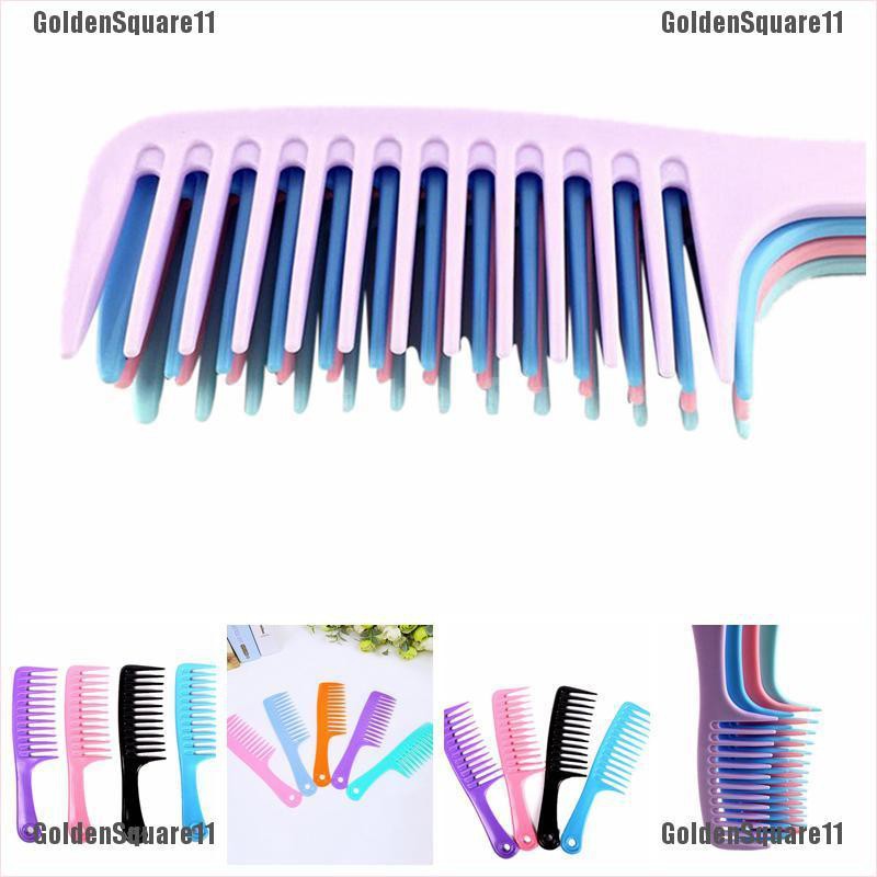 [Hàng mới về] Lược chải tóc răng thưa bằng nhựa gỡ rối chống tĩnh điện cho salon tạo kiểu tóc