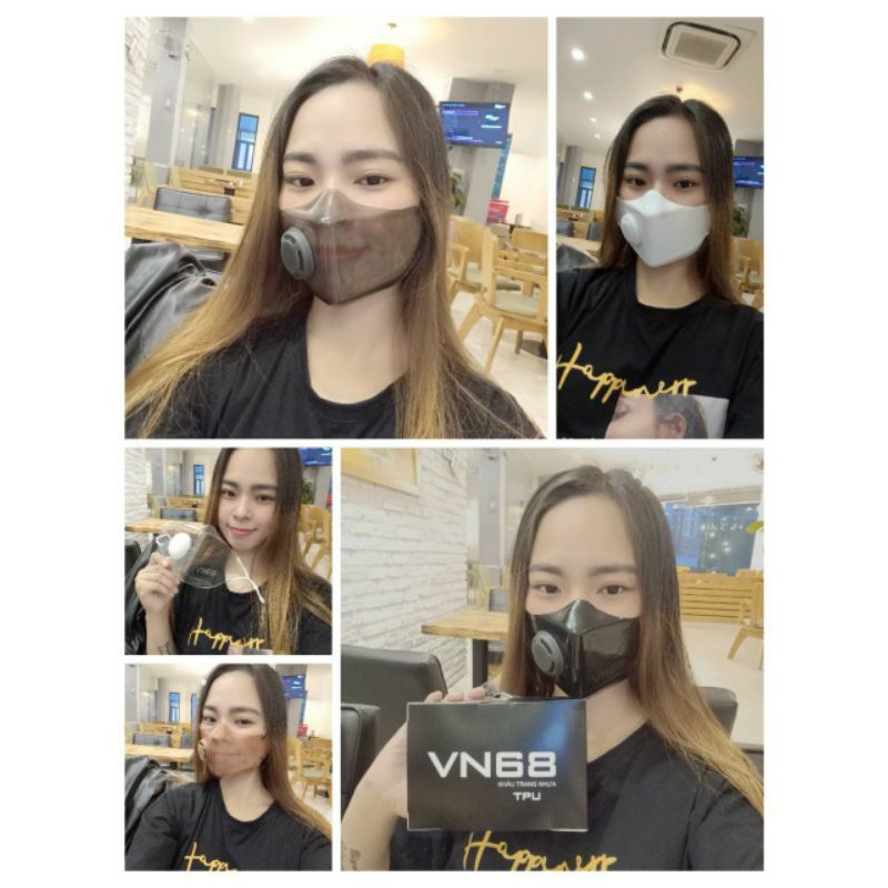 KHẨU TRANG VN68  ,KHẨU TRANG NHỰA 3D ,[KHẨU TRANG TRONG SUỐT,CAM,KHÓI,ĐEN,TRẮNG] HOT NHẤT HIỆN NAY,SỬ DỤNG NHIỀU LẦN | BigBuy360 - bigbuy360.vn