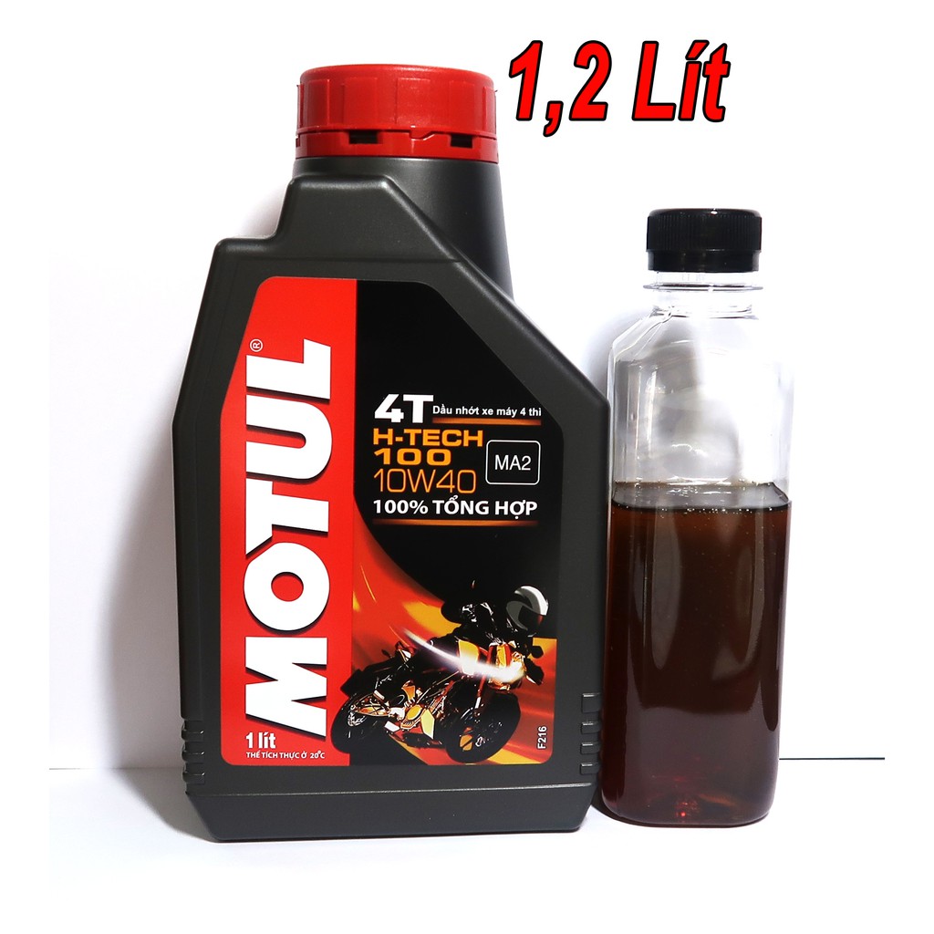 1,2L Nhớt Motul H-Tech 10W40 Cho Winner, Sonic, ... - CHÍNH HÃNG