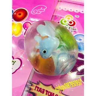đồ chơi gudetama bóp trút giận tiên cá có  hạt nở mã HFF96 Amah