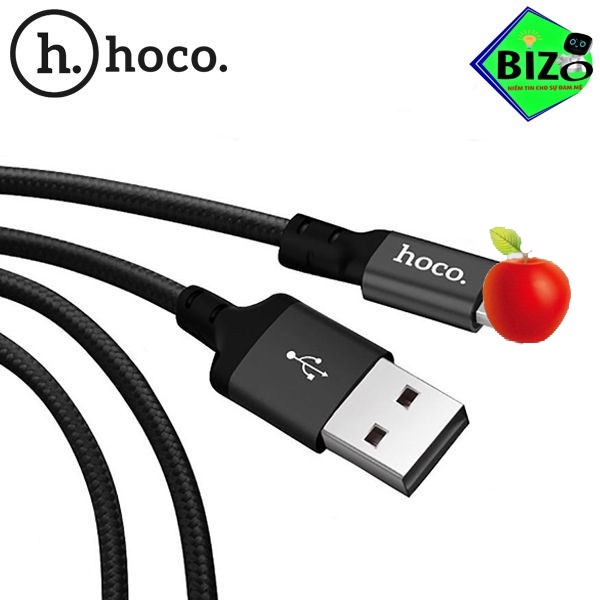 Dây Cáp Sạc Nhanh Hoco X14 2.4A dây dù siêu bền,cáp chống gãy gẫy Dài 1m 2m, dây sạc Type-C, Micro - bizo