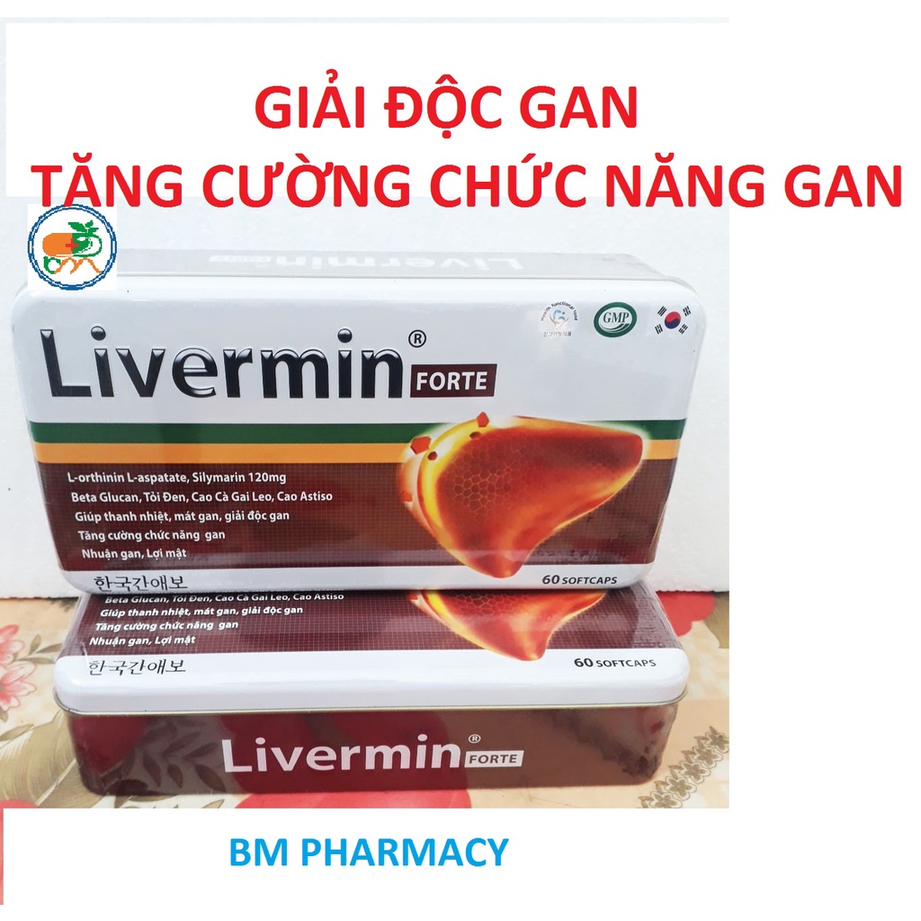 Viên giải độc gan Livermin Forte, giúp thanh nhiệt, mát gan. Hỗ trợ bảo vệ gan và tăng cường chức năng gan