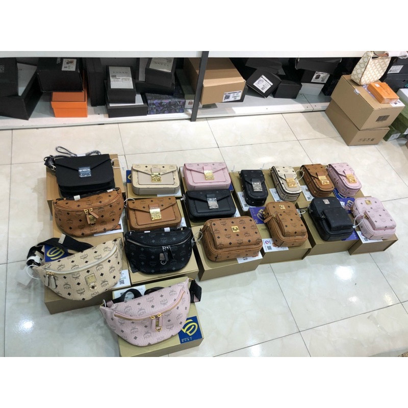 Túi đeo chéo MCM cao cấp 2021 full box có sẵn