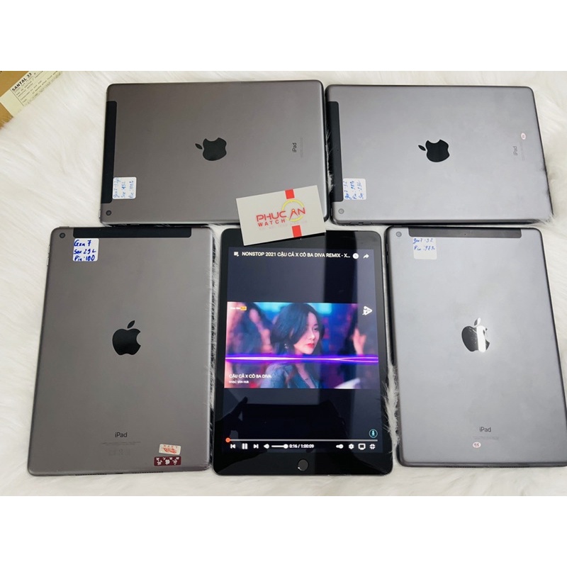 Máy tính bảng thế hệ thứ 7 dung lượng 32gb xài wiffi và sim 4g