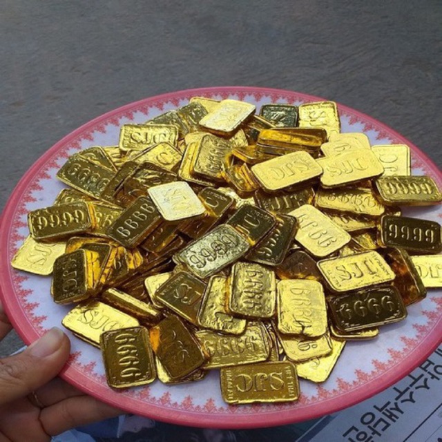 Kẹo socola đồng tiền tròn, vuông (Túi 1kg)