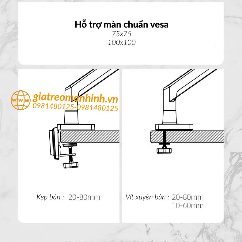Giá Treo Màn Hình NB-G40 - Hỗ Trợ Treo Màn 22-40 Inch - Tải Trọng 15Kg / Model Mới 2022