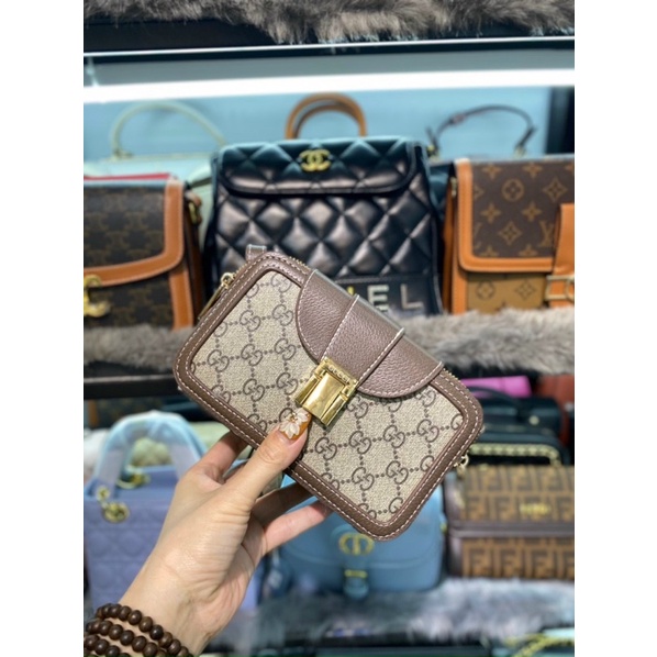 TÚI NAM GUCCI HORSEBIT FULLBOX DÁNG HỘP HOẢ TỐC