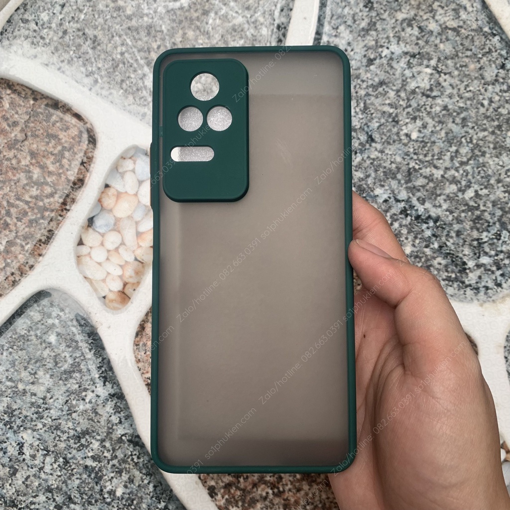 Ốp lưng Xiaomi Redmi K50 / K50 Pro / K50 Gaming lưng nhám chống ố, chống bẩn viền màu đẹp, bảo vệ camera toàn diện