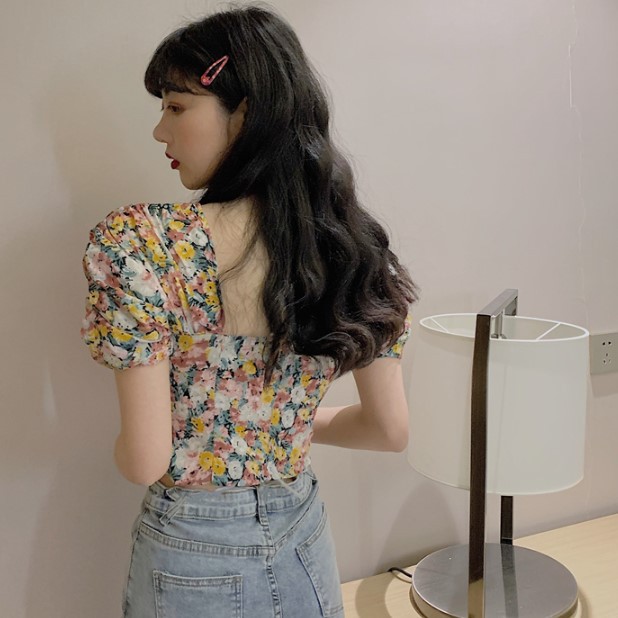Ulzzang ( 얼짱) - ÁO SƠ MI HOA THỜI TRANG NỮ - EMILYSHOP