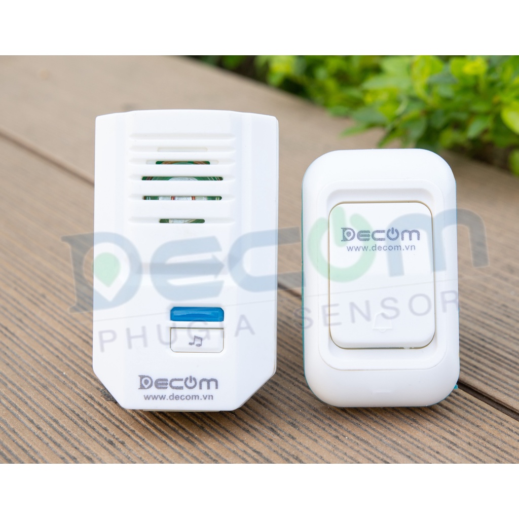 Chuông cửa không dây , chuông bấm kín nước siêu bền nâng tầm cho ngôi nhà của bạn chính hãng Decom