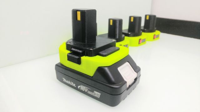 Đế chuyển pin Makita 18v cho máy Ryobi 18v