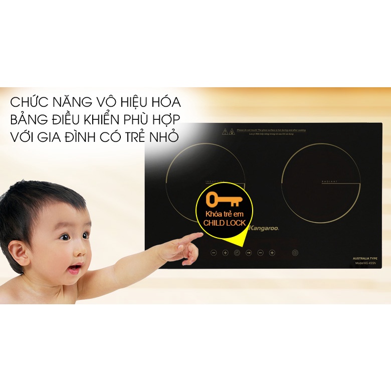 Bếp từ hồng ngoại Kangaroo KG499N