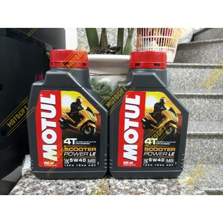 Nhớt xe tay ga Motul Scooter Power LE 5w40 (800ml)