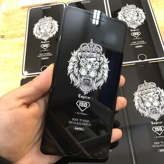 Kính cường lực iphone 15D REMAX - full màn - full mã -  viền mỏng - chống xước tốt