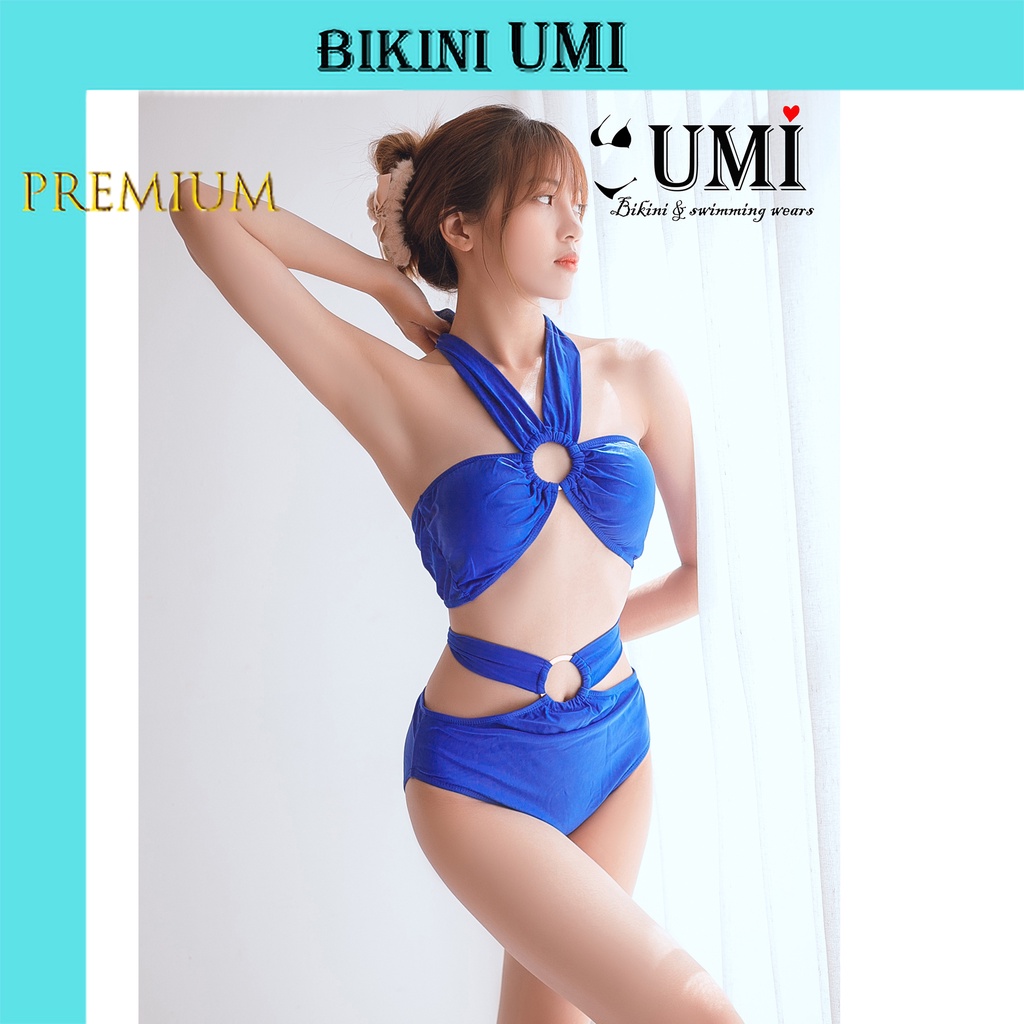 BIKINI 2 Mảnh Phối Khoen Sang Trọng - BIKINISTORE - Màu Xanh Coban