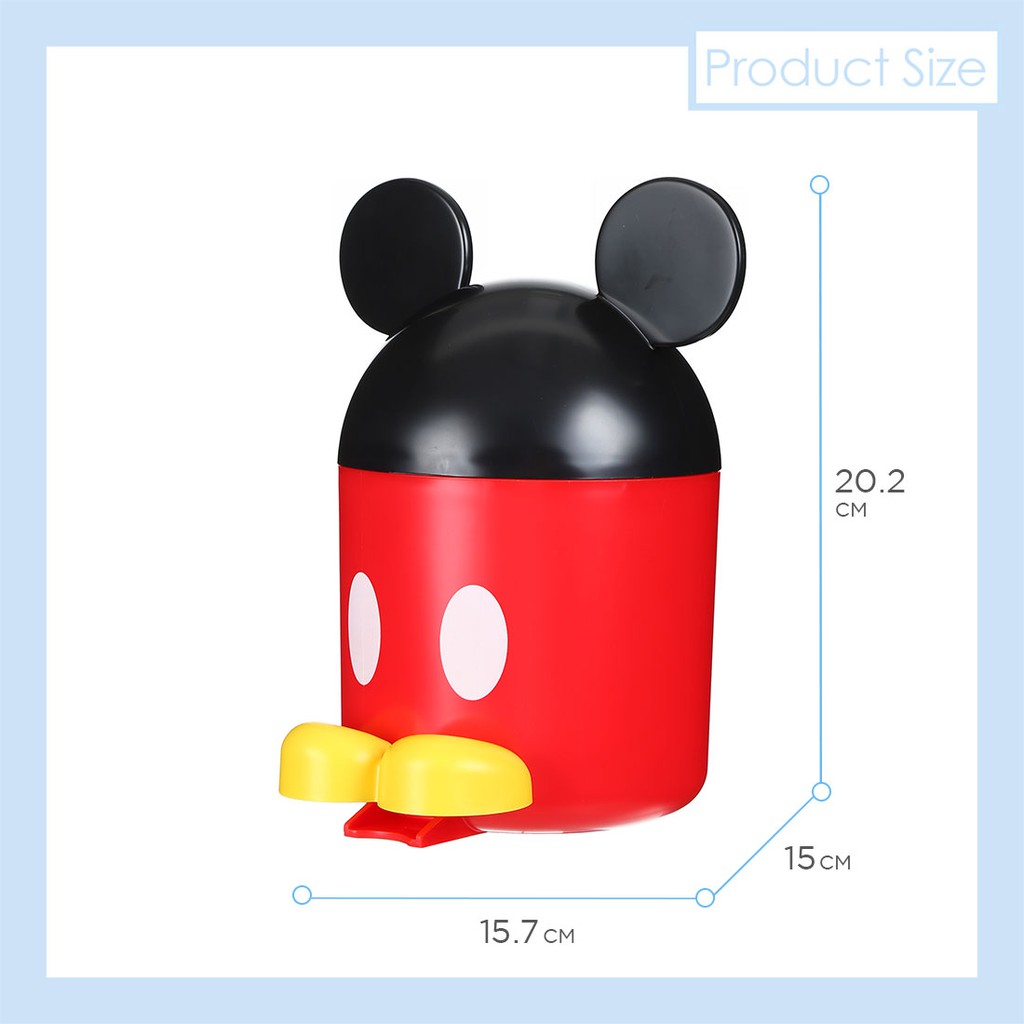 [Mã LIFECPMALL giảm 12% đơn 250K] Thùng rác để bàn Mickey Mouse Miniso