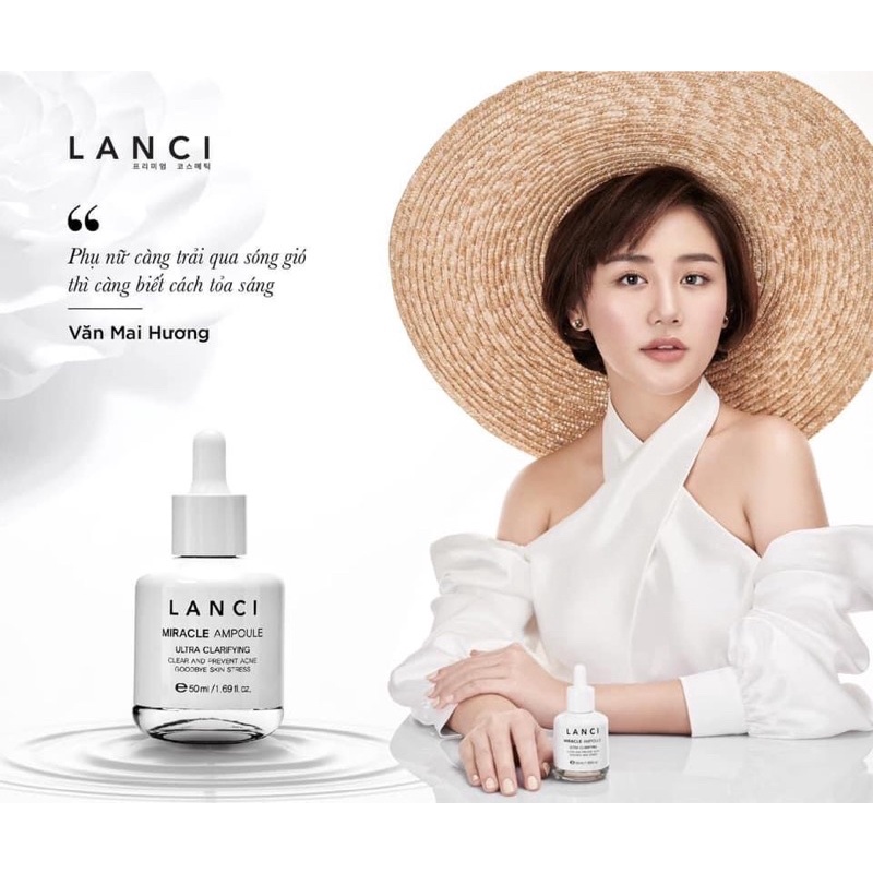 Siêu serum Lanci 50ml Mẫu Mới dưỡng trắng mịn da chính hãng 100%