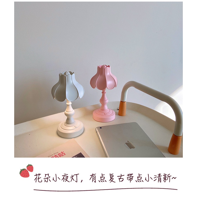 [Hàng sẵn] đèn ngủ trang trí mini để bàn nhiều kiểu phong cách sang trọng cổ điển-đế đèn mini có hít cố định