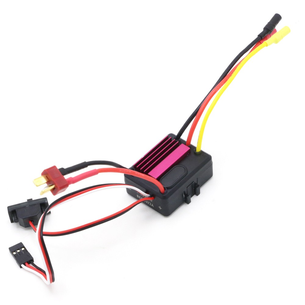 Động Cơ Không Chổi Than ESC Analog 5.0V / 2A BEC 35A 2-3S Không Chổi Than Chống Nước Cho Xe Điều Khiển Tỉ Lệ 1 / 16 1 / 14