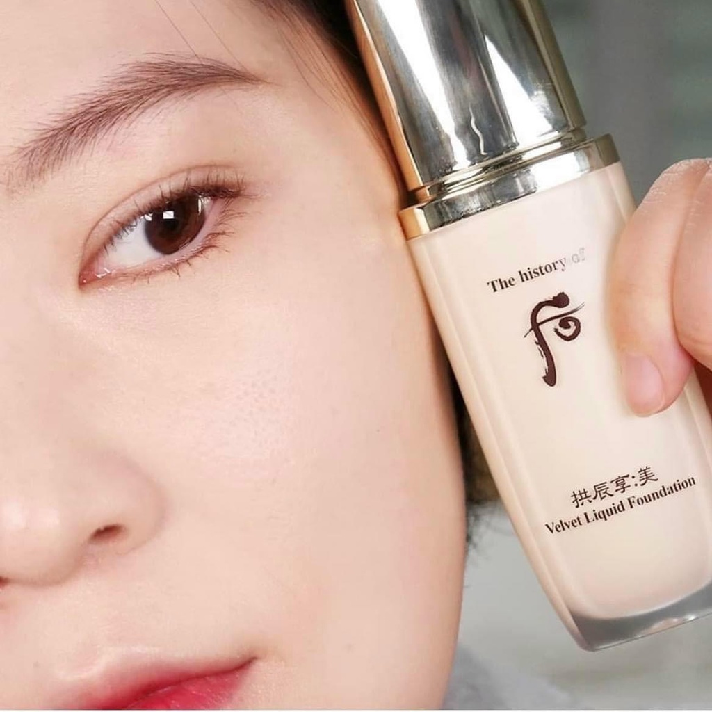 [DATE 2024]  Kem Nền Whoo Velvet Foundation Foundation 40ml - TÁCH SET K HỘP