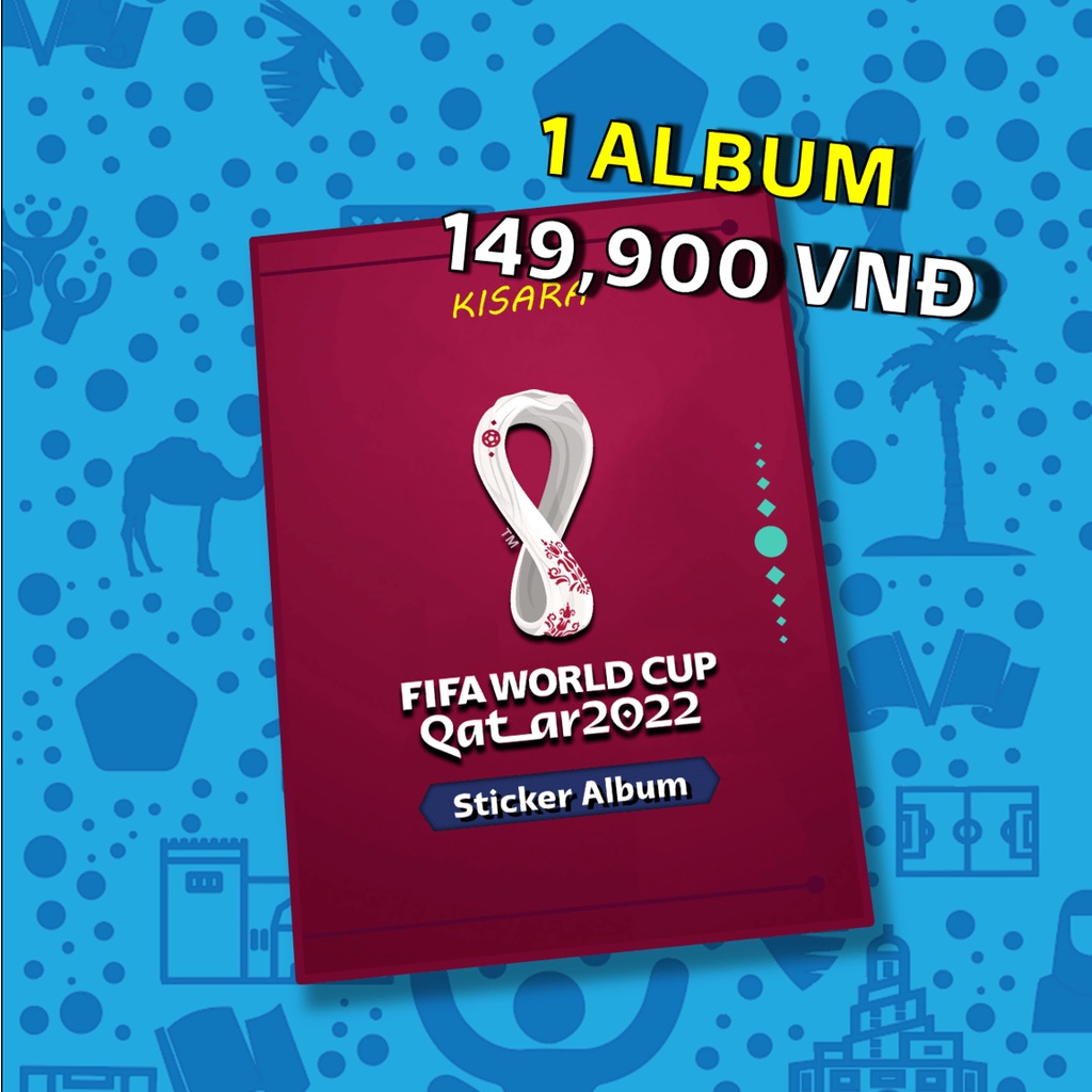 Albumn Bộ sưu tập hình dán sticker WC 2022 từ Kisara