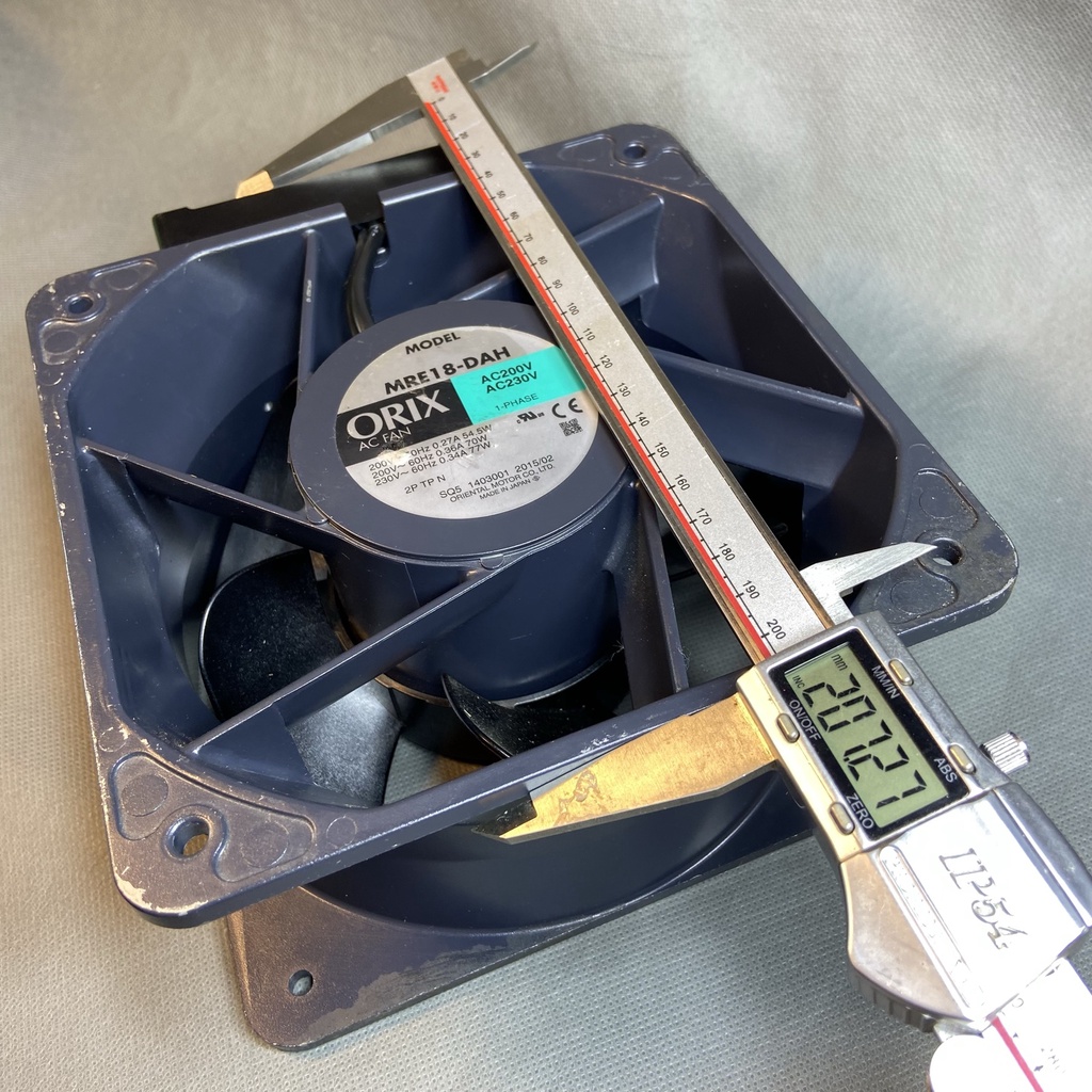 QUẠT ORIX 18 cm, 220V 77W khung nhôm , gió mạnh, MRE18-DAH, QUẠT CÔNG NGHIỆP