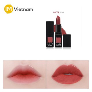 Son thỏi lì MUCHMORE NUDE LIP COLOR NL04: Cocoa 3.5g