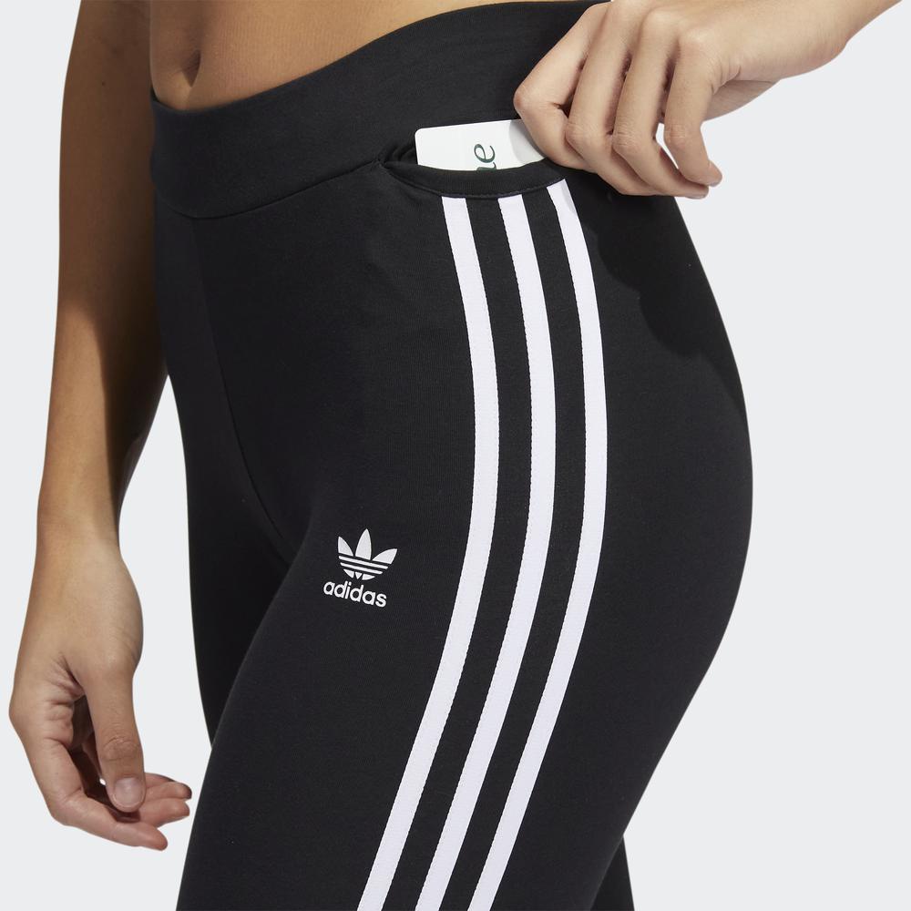 Quần Bó adidas ORIGINALS Nữ Quần Bó 3 Sọc Classics Adicolor Màu đen HD2350