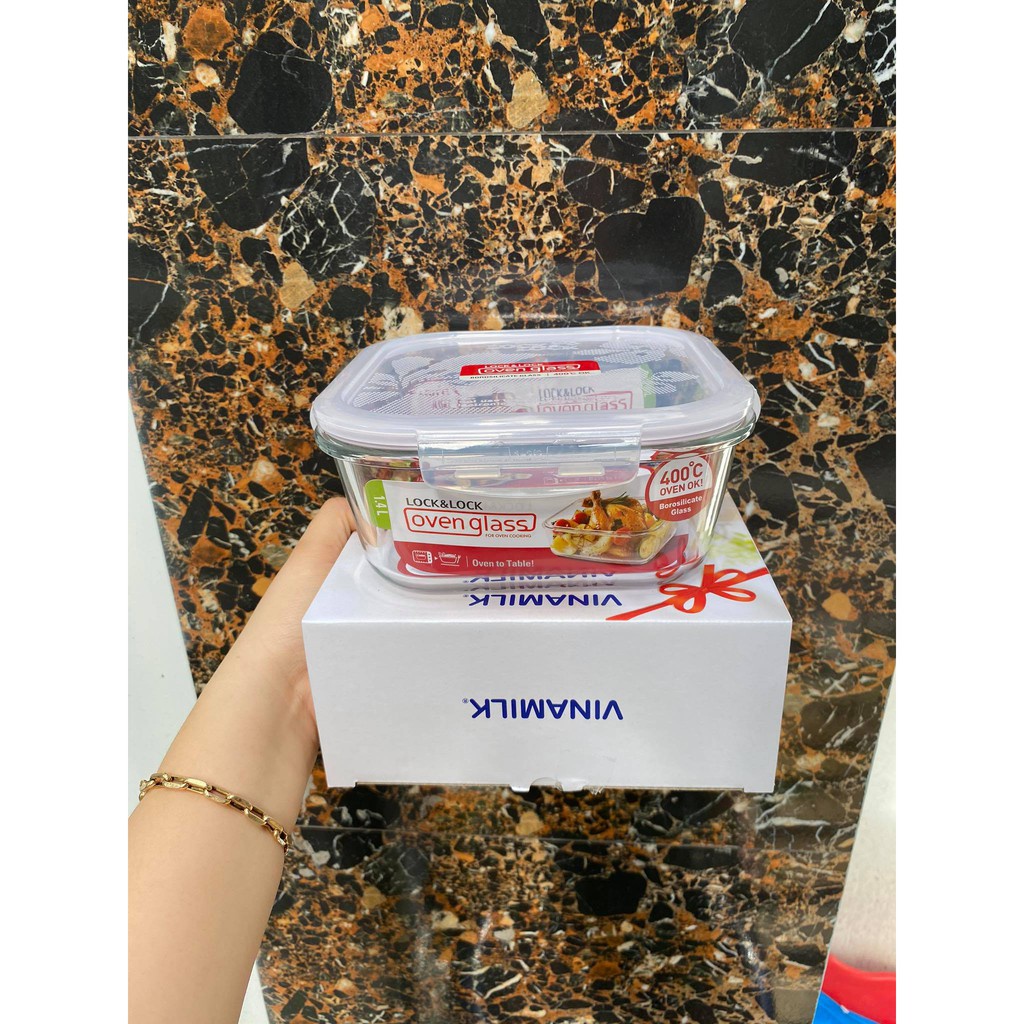 Hộp thủy tinh chịu nhiệt Lock&Lock1400ml