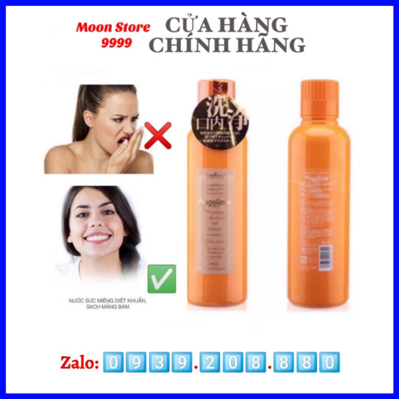 Nước súc miệng Propolinse Nhật Bản 600ml chai vàng, Moon Store 9999