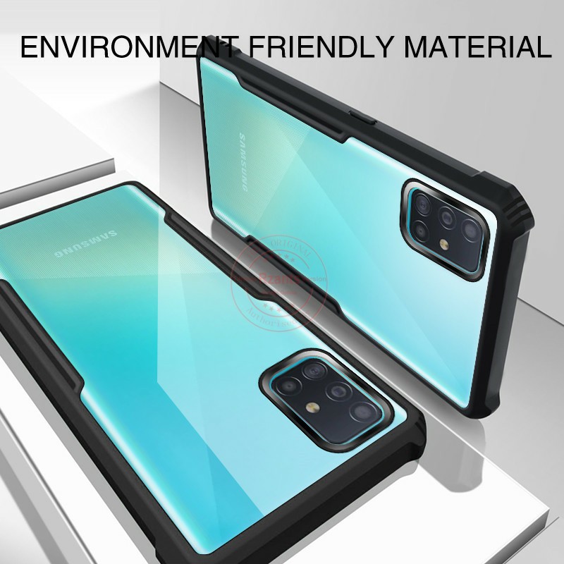Ốp lưng Samsung A71 / A51 / A52 / A52 5G / A72 / A52s / A13 / A33 5G / A53 5G / A73 XUNDD lưng trong viền màu chống sốc