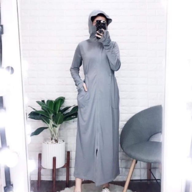 Áo Chống Nắng Dài Vải Thông Hơi Siêu Mát / Choàng Chống Nắng Dáng Dài * | BigBuy360 - bigbuy360.vn