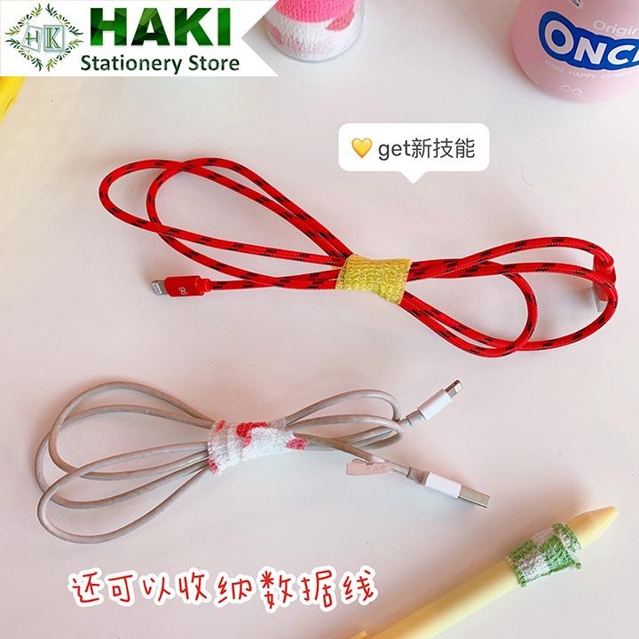 Cuộn băng dán quấn ngón tay HAKI co giãn 4.5mx2.3cm in họa tiết nhiều màu sắc tuỳ chọn