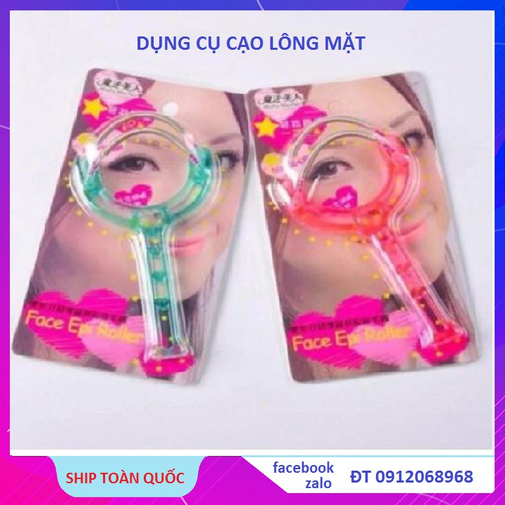 Dụng Cụ Hỗ Trợ Cạo Lông Mặt, Làm Sạch Lông Tơ - Làm Đẹp Da Mặt