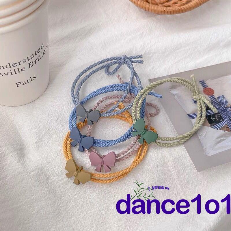 Dây buộc tóc đính nơ thiết kế co giãn thời trang