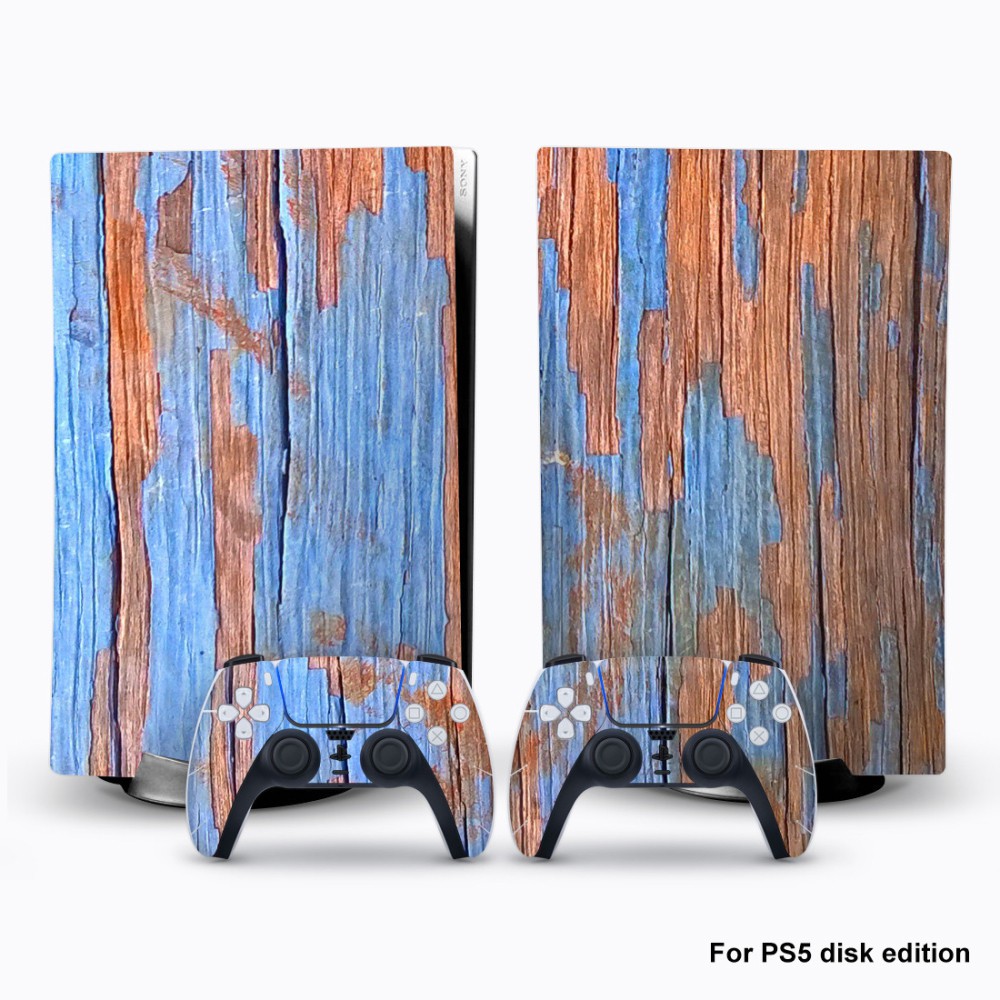 New Vinyl Sticker For PS5 Accessories Decal Protective Skin for PlayStation 5 Digital Edition Console and 2 Controllers 【nuuo】