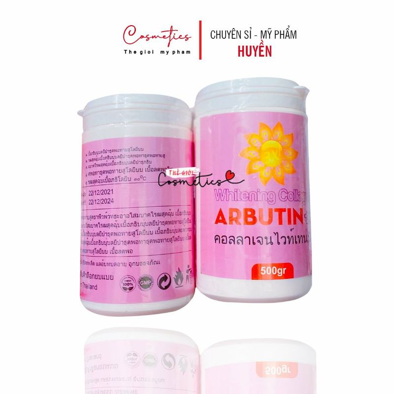 Lẻ 1 hủ Kem kích trắng Abutine 3c3 hồng 200g