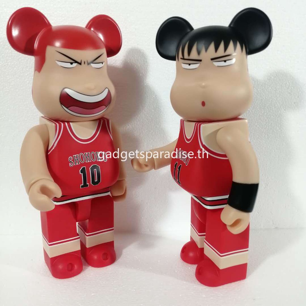 Mô Hình Nhân Vật Hanamichi Sakuragi Rukawa Kaede Bearbrick Phim SLAM DUNK 400% 28cm