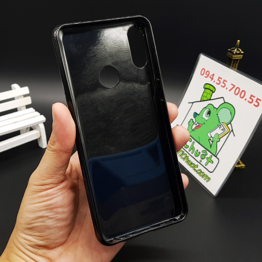 [Ảnh Thật] Ốp lưng Asus Zenfone Max Pro M2 ZB631KL Dẻo Màu Đen Sơn Bóng