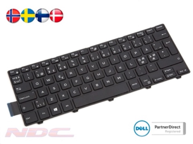 Bàn phím Laptop Dell inspiron 14 3462 3465 3467 3468 3473 3476 new zin chính hãng