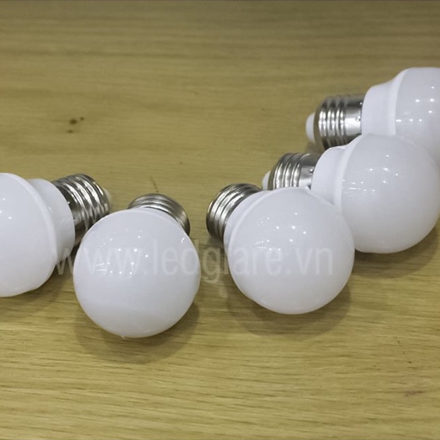 Bộ 10 bóng Đèn LED Búp 3W vàng ấm Arolight Siêu sáng, dùng trang trí nội thất nhà cửa, quán cà phê, trà sữa
